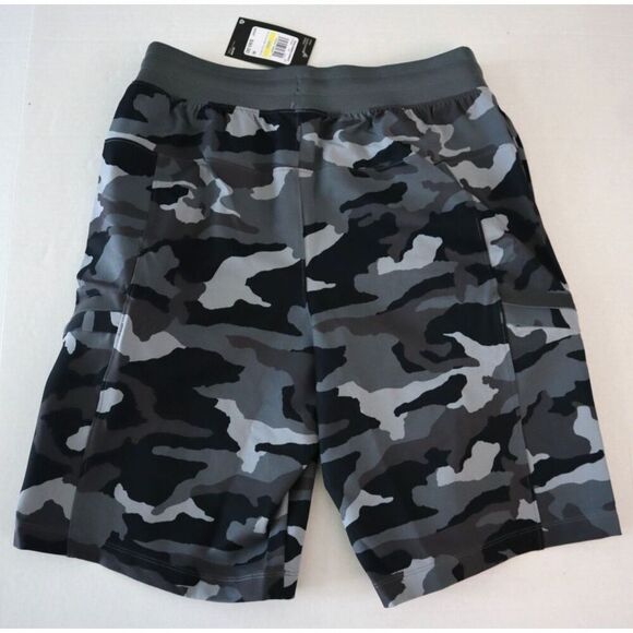 Under Armour 1373868-001 Men's Sz M Black Camo UA Elite Cargo Printed Shorts - Picture 2 of 8